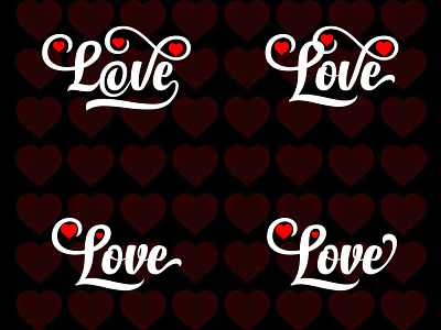 Love Text Design branding design designer mahabub graphic design illustration logo love love typography design text typography vector