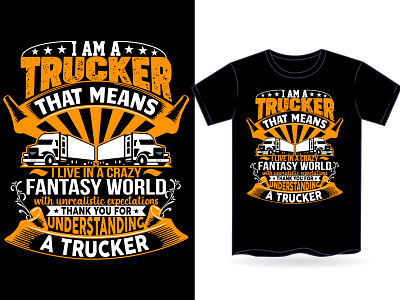 TRUCKER T SHIRT DESIGN