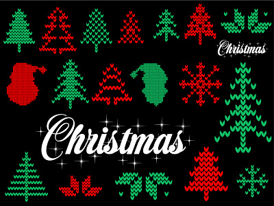 Christmas Design Elements Bundle Free Download branding chirstmas design designer mahabub free free download graphic design logo typography ui