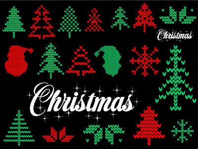 Christmas Design Elements Bundle Free Download