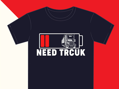 Need Truck, Trucker T shirt Design branding design designer mahabub graphic design illustration logo typography ui ux vector