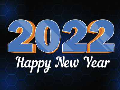 Happy New Year 2022 2022 branding design designer mahabub graphic design happy new year 2022 illustration new 2022 new year 2022 typography