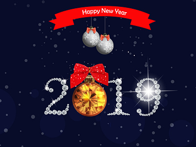 Happy New Year 2019 2019 celebration design happy new year happy year illustration vector