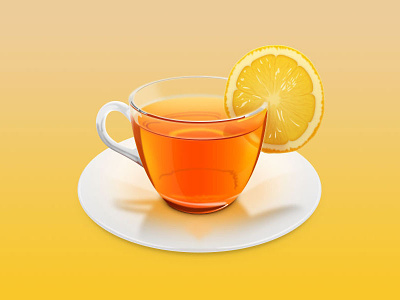 Lemon Tea icon lau lemon tea orange the first shot ui