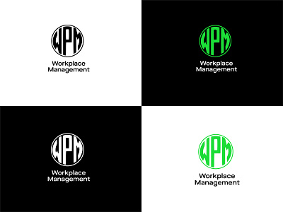 WPM - Workplace Management brand identity branding design graphic design illustration indonesian logo logo design branding vector