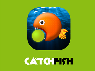 Catch Fish app icon app app icon catch creative fish game icon mobile