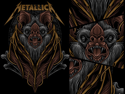 metallica poster art artwork design drawing graphic graphic art illustration illustrator metallica poster vector