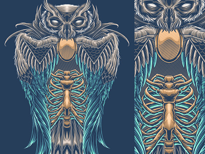 owl totem animal art artwork design drawing graphic art illustration illustrator ornament owl owl illustration owltatto