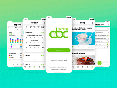 Abc Food app branding design logo mobileappdesign ui ux