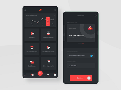 AP application UI concept, an online services application application dark app minimal mobile app mobile app design mobile application mobile design mobile ui mobile ui design mobile uiux ui ui ux ui design uidesign uitrend uiux uiuxdesign userinterface ux uxdesign