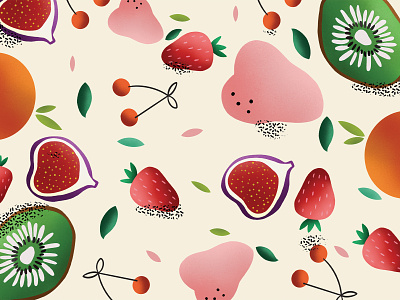 Fruit art design digital art digitalillustration homedecor illustration kitchendesign pattern