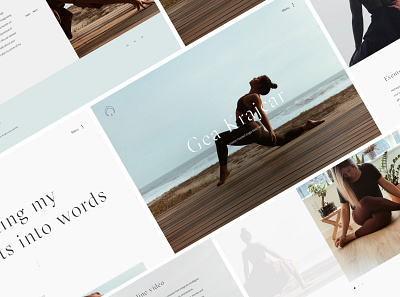 Live. Love. Learn. Yoga. branding clean design landing landingpage minimalism typography ui web webdesign