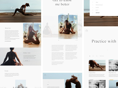 Yoga. clean design digital art minimalism ui ux web webdesign website website design