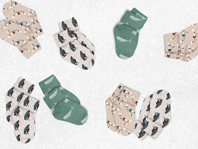 Happy socks. clean design digital art digitalillustration illustration minimalism pattern
