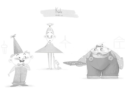 Kids character sketches