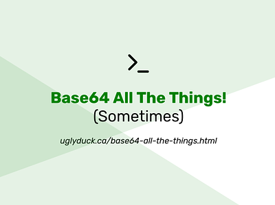 Base64 All The Things! (Sometimes) base64 compression css fonts html images optimize performance web