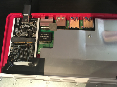 Stuffing an SSD Inside the Raspberry Pi 400 hardware keyboard pi raspberrypi ssd
