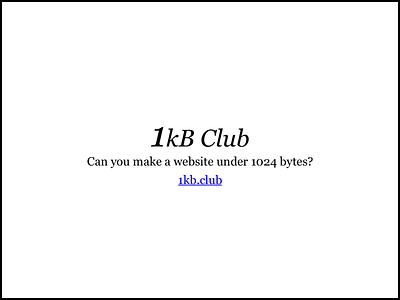 1kB Club