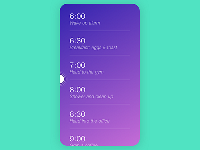 Calendar App app calendar mobile purple schedule todo