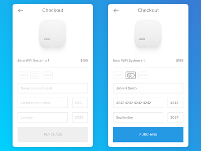 Credit Card Checkout app card checkout credit mastercard payment purchase visa