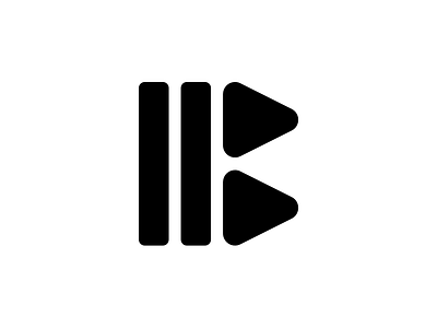 Bar Triangles Logo brand branding gives logo minimal symbol triangles