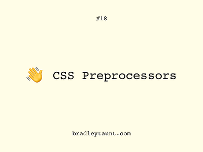 Goodbye CSS Preprocessors