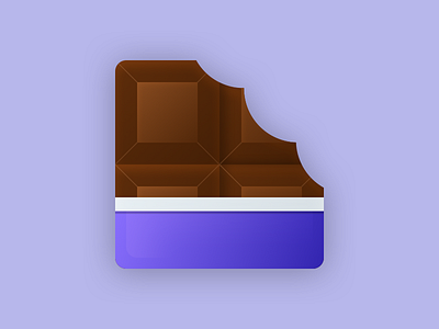 Chocolat App Icon app candy chocolat chocolate dock editor icon illustration mac wrapper
