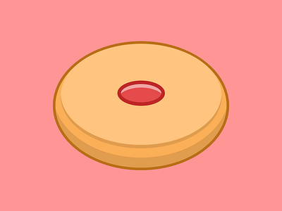 Donut: Strawberry Jelly dessert donut donuts doughnut food icing illustration jelly monkey pastel pastry strawberry