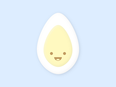 Good Egg breakfast cute drawing egg eggs face farm good illustration morning yolk