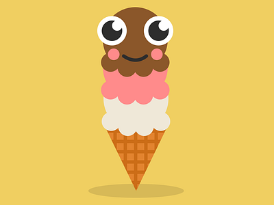 Ice Cream You Scream cartoon children book children illustration cone cream dessert ice ice cream illustration