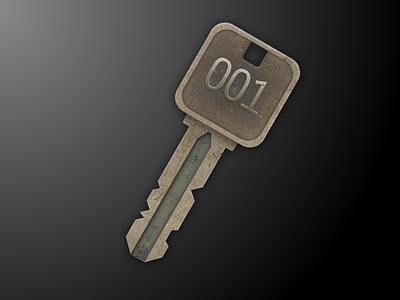 Resident Evil: Key Room 001 app games grunge halloween icon key lock metal resident evil skeuomorphic skeuomorphism texture