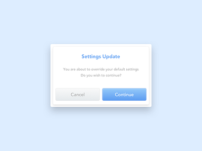 Settings Confirmation Modal cancel confirm minimal modal prompt settings shadow ui ui design ux web design