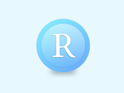 RStudio Replacement Icon app blue circle data data visualization depth graph icon round studio