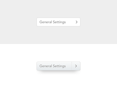 Settings Buttons Experiment button depth flat gradient interaction settings shadows skeuomorphism ui