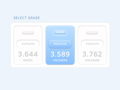 Kiosk - Fuel Selection