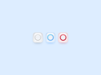 Status Rings active app appicon error glass icon loading ring status ui ux