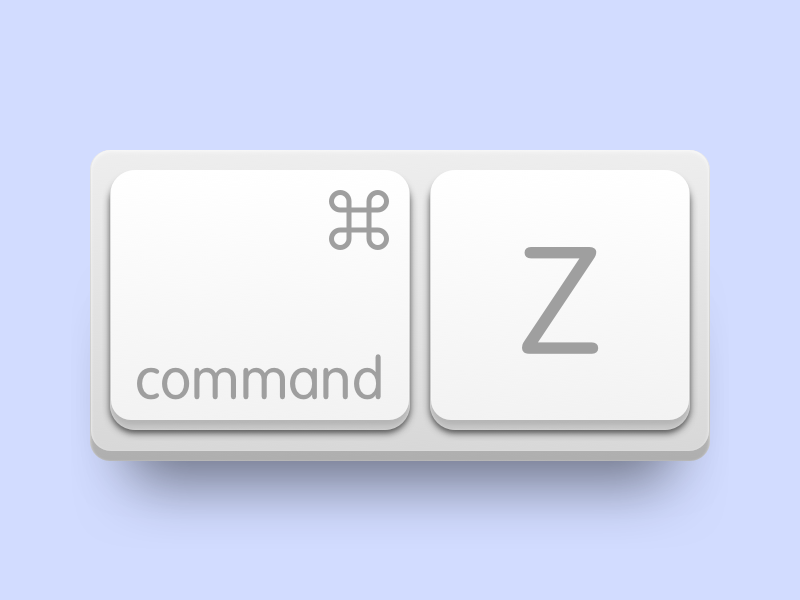 undo command mac keyboard