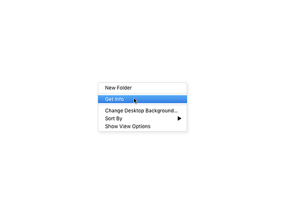 Good Ol' Right Click apple cursor gradient mac macos menu options settings shadow