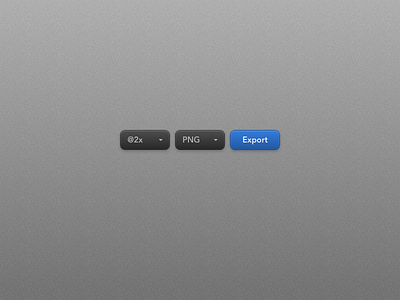 Export Selection Options black button buttons dark ui dropdown export html ui