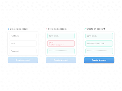 Register Form button create error form form builder html required shadow ui ux