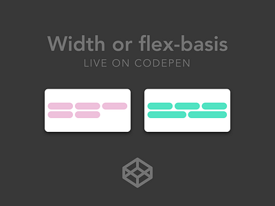 Width or flex-basis