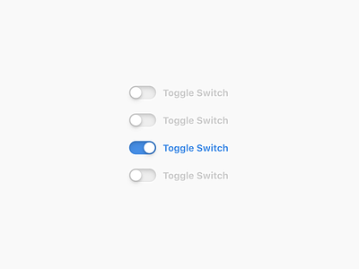 Easy Toggle Switches (CSS) blue css css animation html input shadow toggle toggle switch toggles ui
