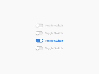 Easy Toggle Switches (CSS) blue css css animation html input shadow toggle toggle switch toggles ui