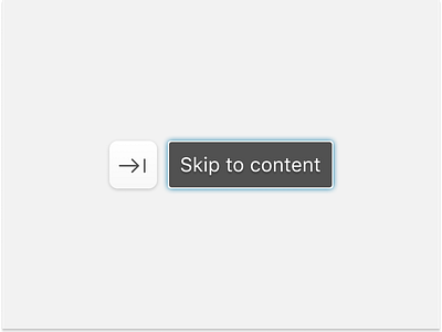 "Skip To Content" Button