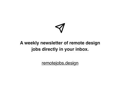 Remote Design Jobs design design jobs helvetica hiring jobs minimal newsletter remote remote jobs