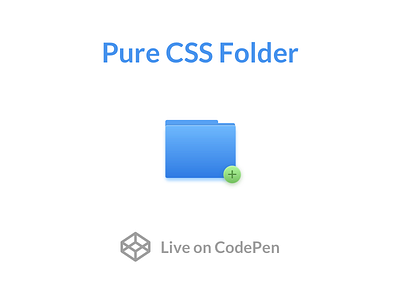 Pure CSS Folder