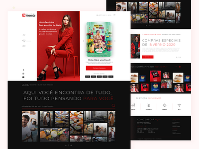 WebSite - Shopping Itaguaçu adobe xd app brasil design ecommerce mall mobile product design shopping store ui uidesign ux uxdesign visual webdesign website