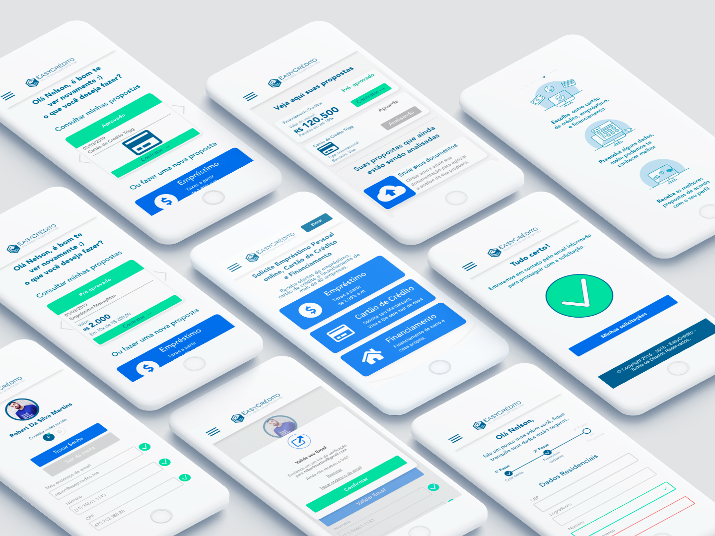 EasyCrédito - Startup by Robert Martins on Dribbble