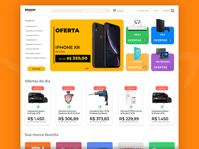 Amazon Redesign Interface