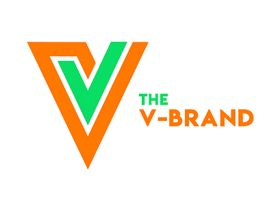 V-brand Logo Identity